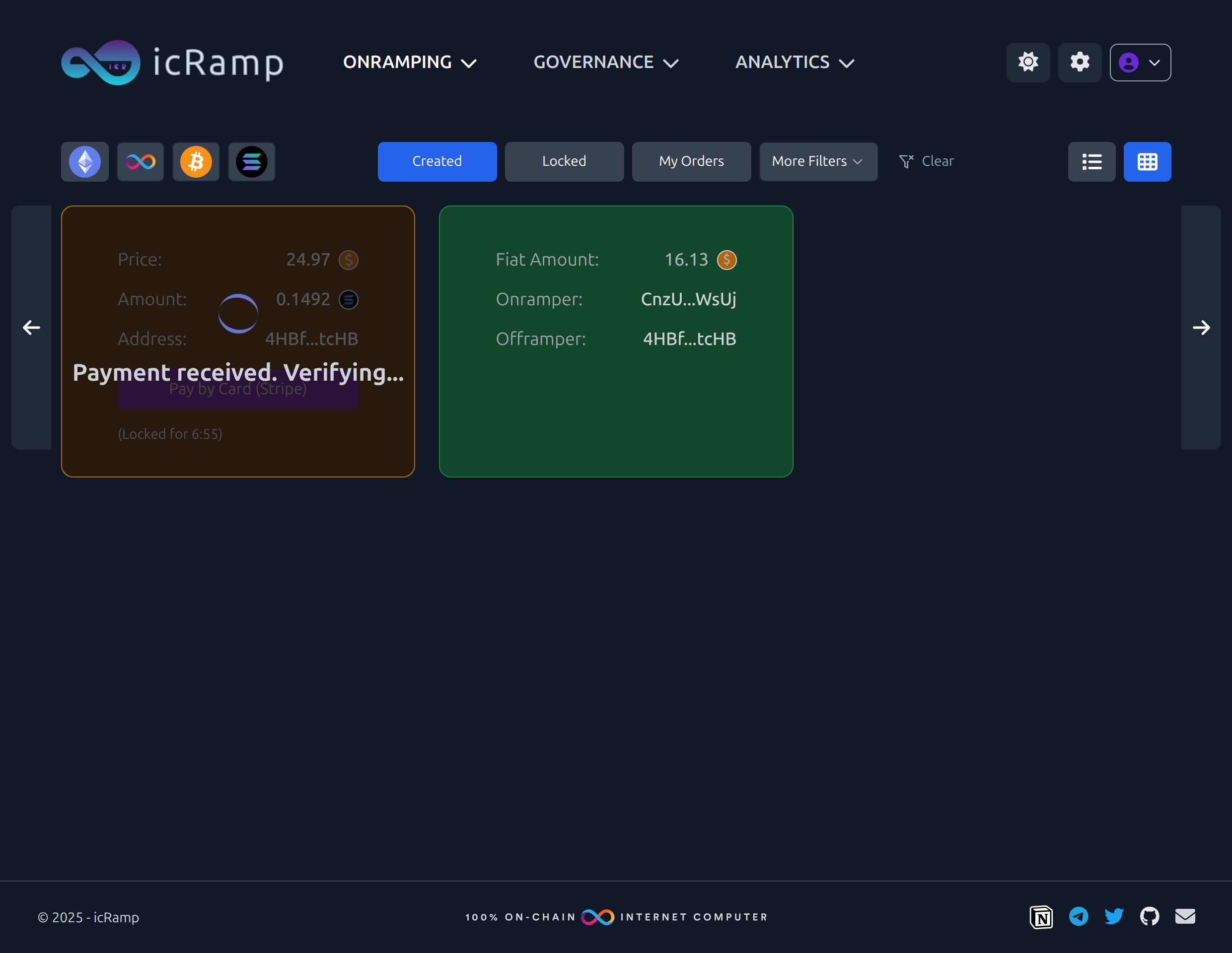 Verifying Stripe Payment